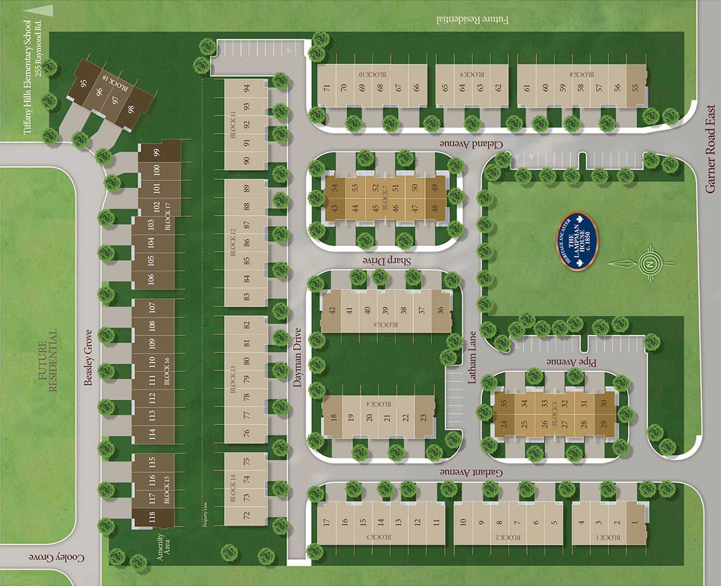 Garner Town Estates Site Plan